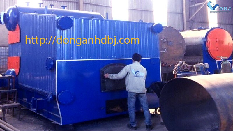 Nồi hơi 2 balong (đốt than, củi)