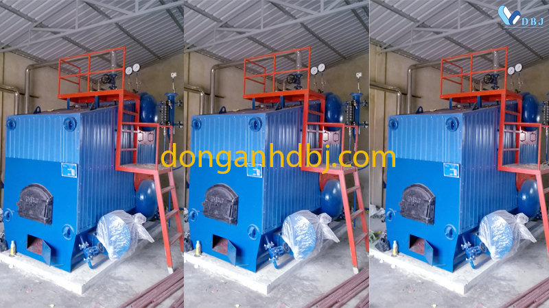 Nồi hơi 2 balong công suất 2 tấn/giờ