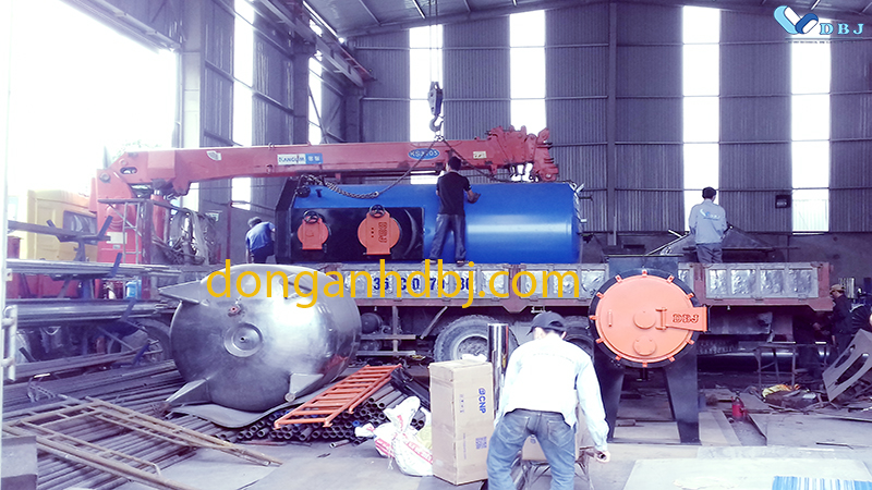 Nồi hơi đốt vải vụn công suất 4 tấn/giờ