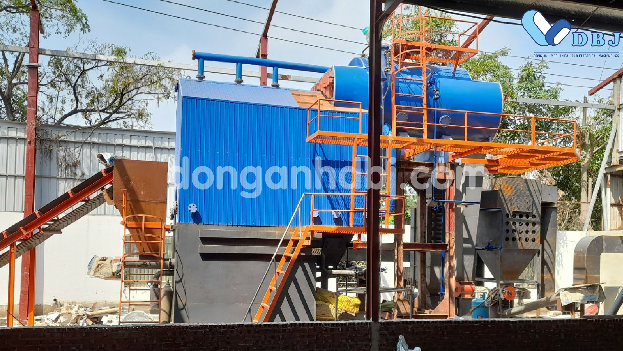 Nồi hơi tầng sôi 2,5T